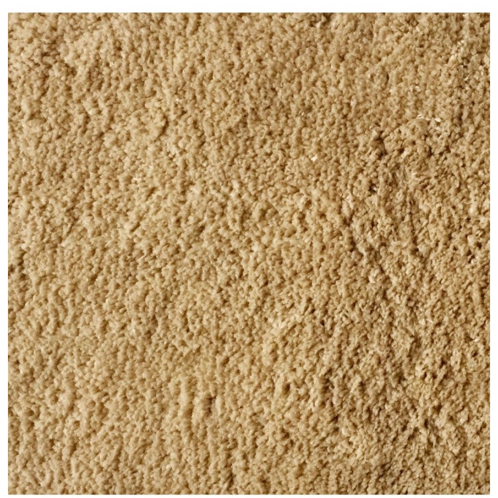 PKR Kart Solid Polyester Bathmat (Beige)