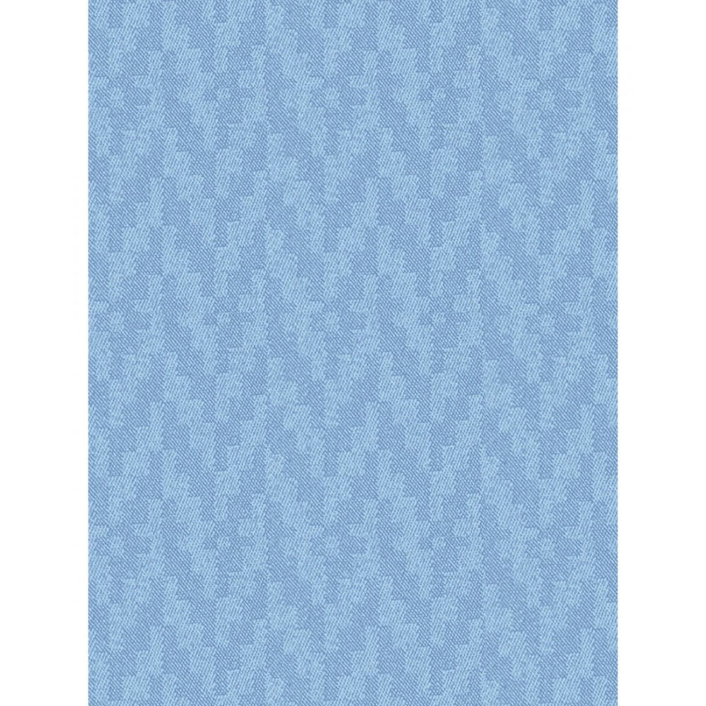 PKR Kart Waves Polyester Plain Shower Curtains with Plastic Eyelets (Light Blue)