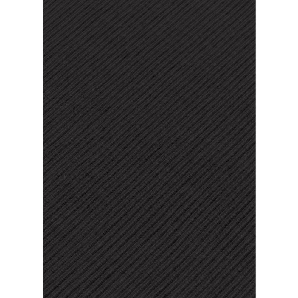PKR Kart Ribbed Cotton Place Mats Sets (Black)