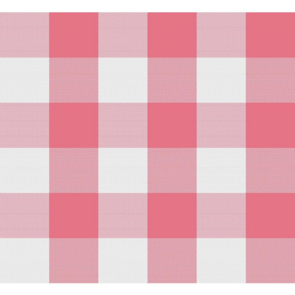 PKR Kart Checked Cotton Checks Table Cloth (Pink)