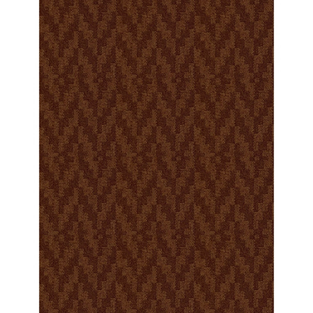 PKR Kart Waves Polyester Plain Shower Curtains with Plastic Eyelets (Dark Brown)