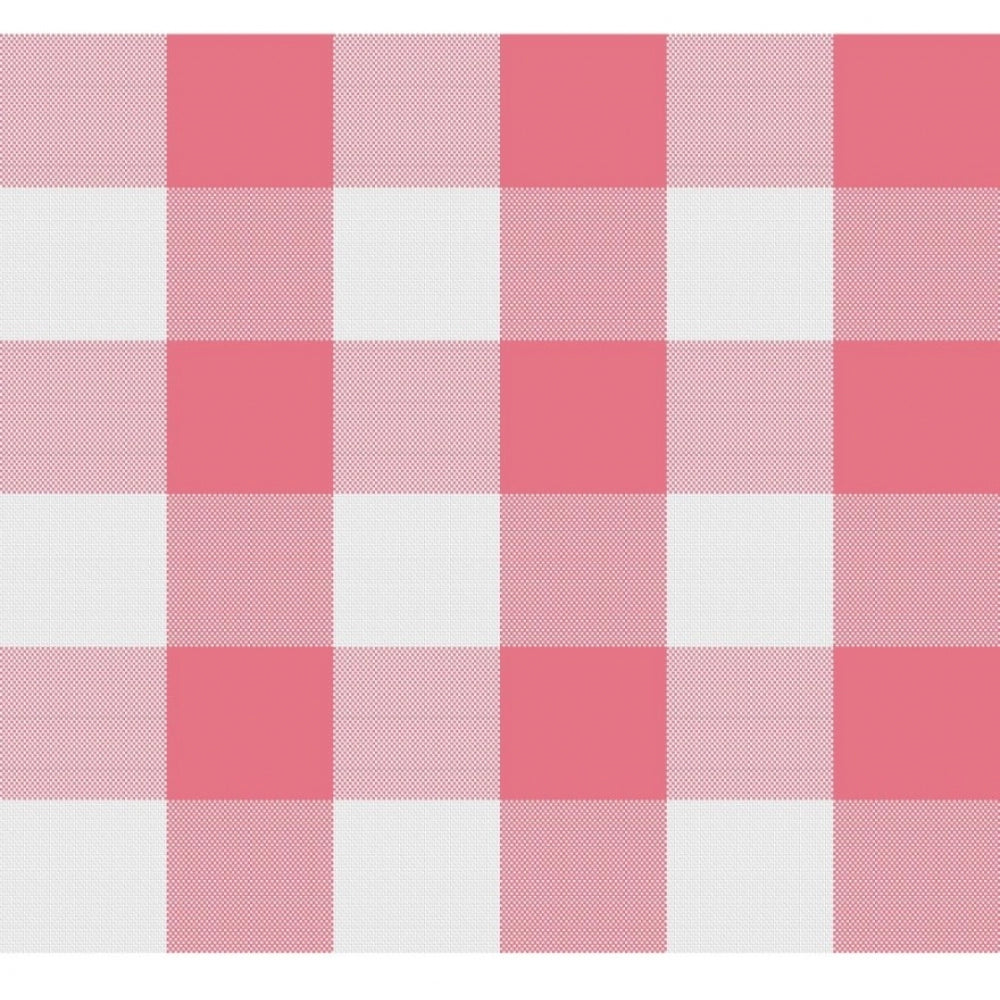 PKR Kart Checked Cotton Checks Table Cloth (Pink)