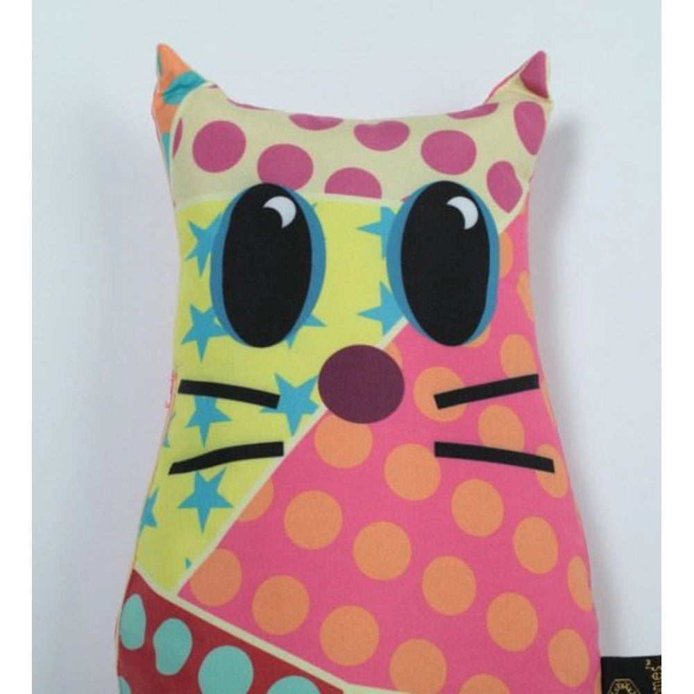 PKR Kart Polyester Printed Fancy Kids Cushions (Multicolor, Size: 15x11 In)