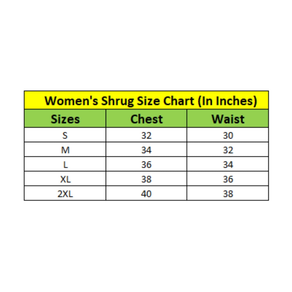 PKRKART Women's Polyester Printed Short Sleeve Shrug (Black)