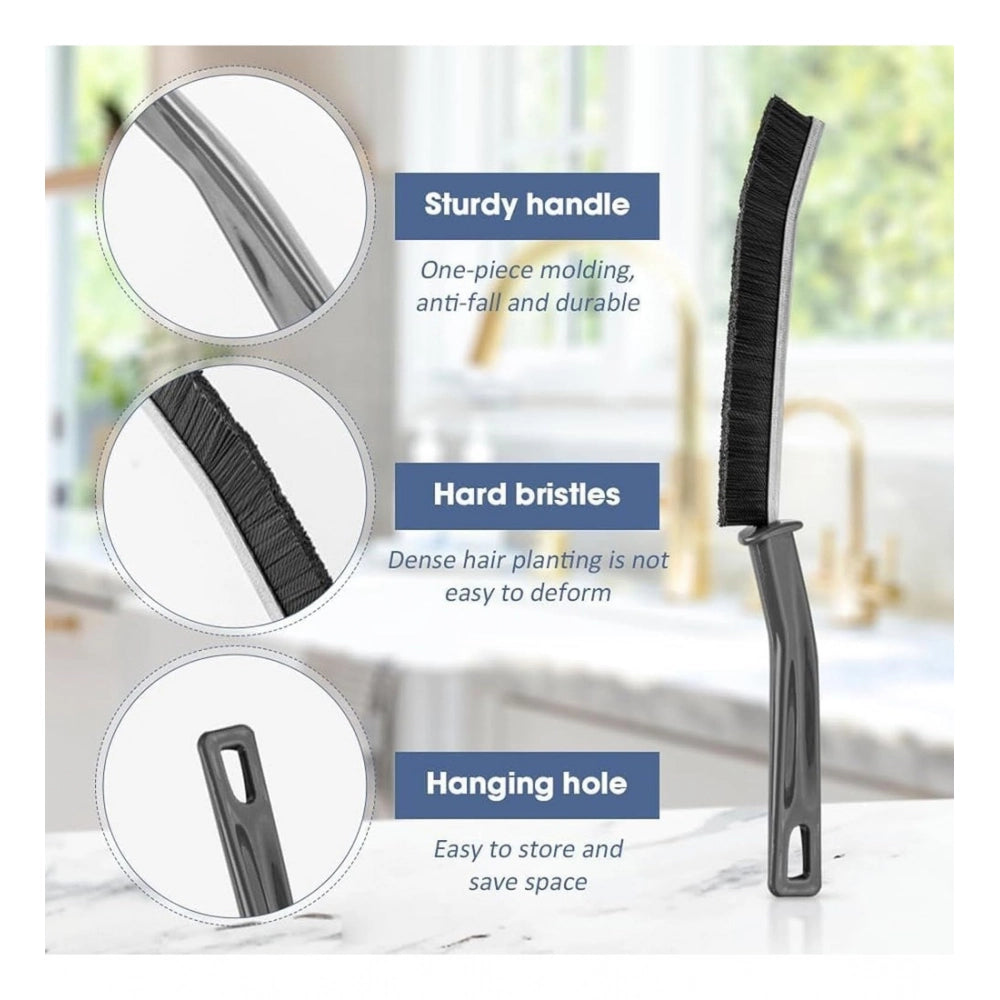 PKR Kart Plastic Mini Gap Cleaning Brush (Black)