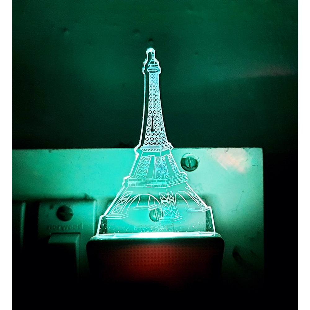 PKR Kart Eiffel tower AC Adapter Night Lamp