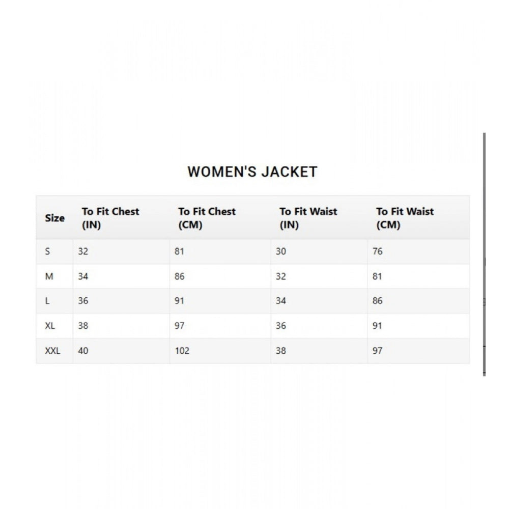 PKRKART Women's Denim Washed Long Sleeve Jacket (Blue)