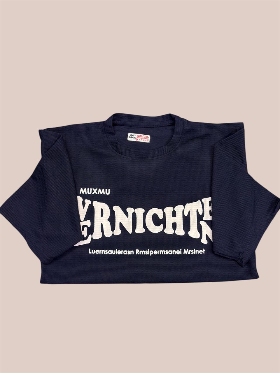 Men cotton T-shirt blue colour