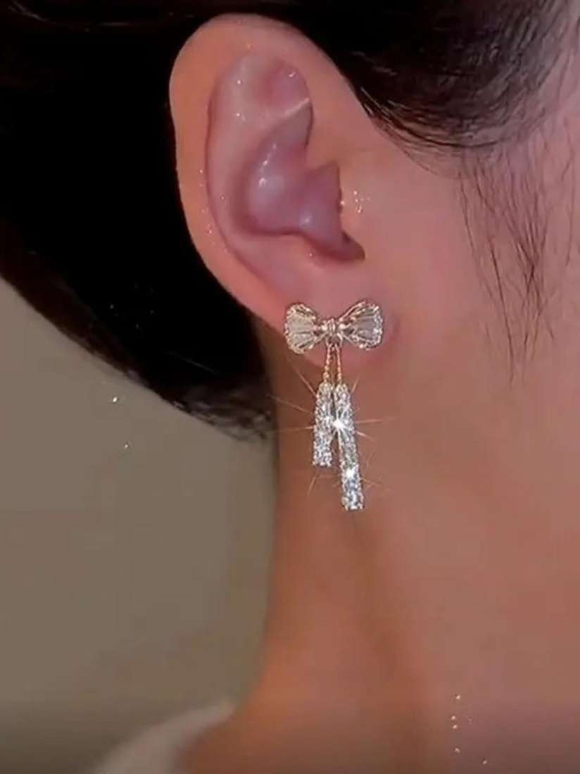 An Elegant Huggie Drop Dangle Earring Set Girls And Women