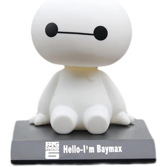 PKR Kart Shaking Head Toy Creative Car Interior Dashboard (White)