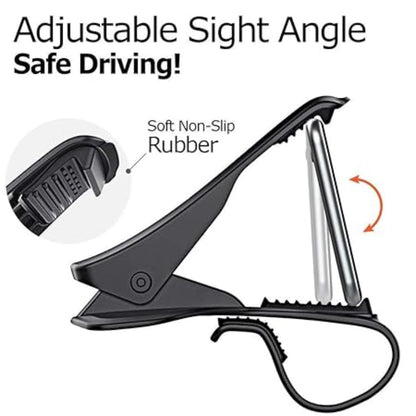 PKR Kart Stylish Car Chimti Dashboard Phone Holder Mount Mobile Clip Stand For All Smartphones (Black)