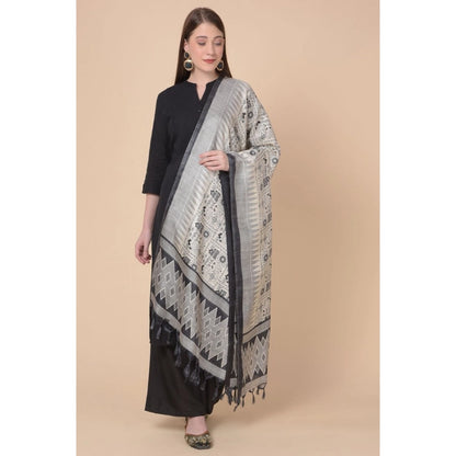 pkrkart Women's Art Silk Printed Dupatta (Multicolored, Length: 2.25 to 2.50 Mtr)
