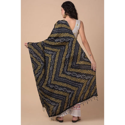 pkrkart Women's Chanderi Printed Dupatta (Multicolor, Length: 2.25 to 2.50 Mtr)