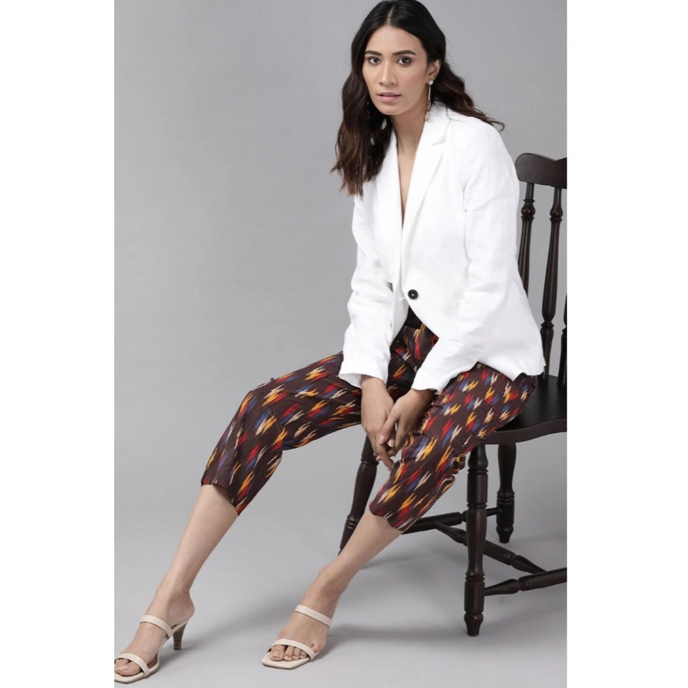 pkrkart Women's Casual Printed Cotton Trouser Pant (MultiColor)