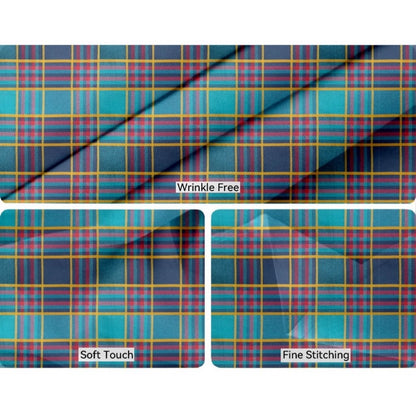 PKR Kart Checked Cotton Place Mats Sets (Multicolor)