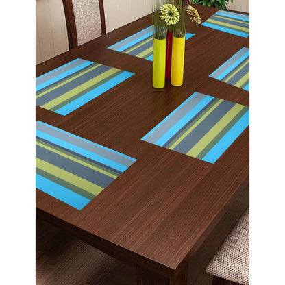 PKR Kart Dot Vinyl Place Mats Sets (Multicolor)