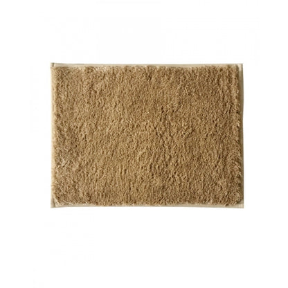 PKR Kart Solid Polyester Bathmat (Beige)