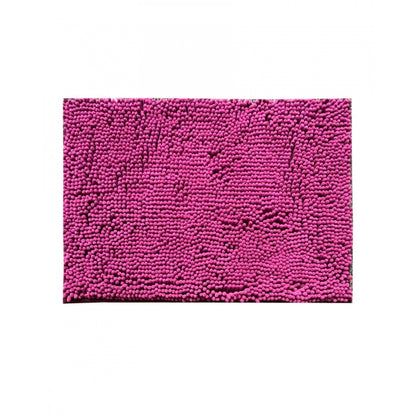 PKR Kart Solid Polyester Bathmat (Pink)