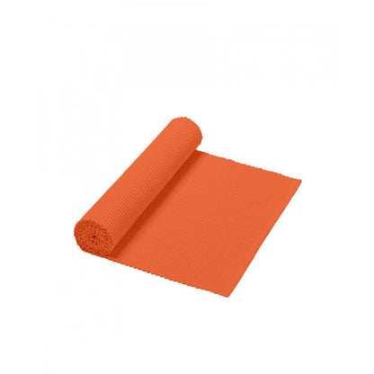 PKR Kart Ribbed Cotton Place Mats Sets (Orange)