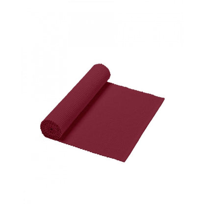 PKR Kart Ribbed Cotton Place Mats Sets (Maroon)