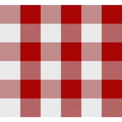 PKR Kart Checked Cotton Table Runners (Red)