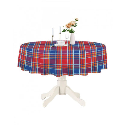 PKR Kart Checked Cotton Checks Table Cloth (Multicolor)