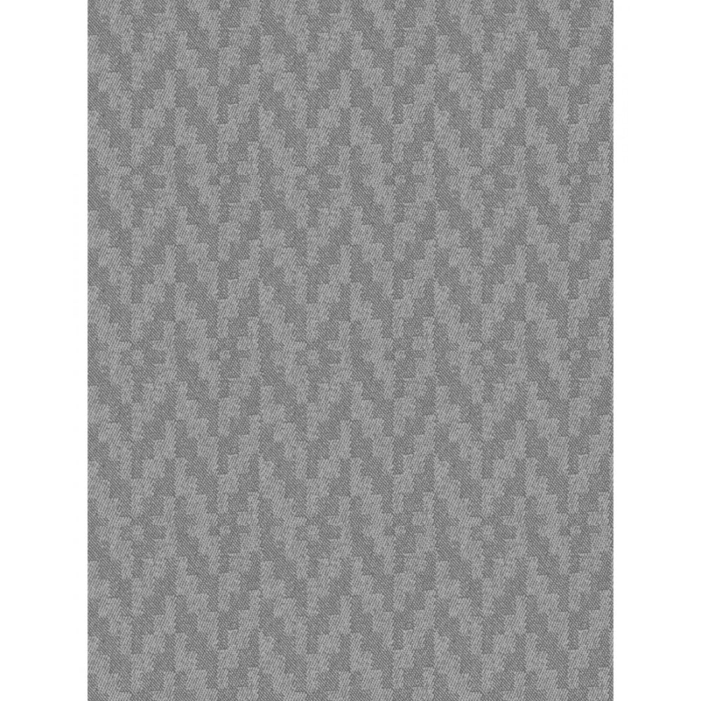 PKR Kart Waves Polyester Plain Shower Curtains with Plastic Eyelets (Dark Grey)