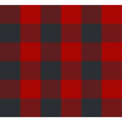 PKR Kart Checked Cotton Table Runners (Red &amp; Black)