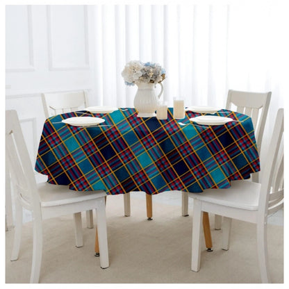 PKR Kart Checked Cotton Checks Table Cloth (Multicolor)