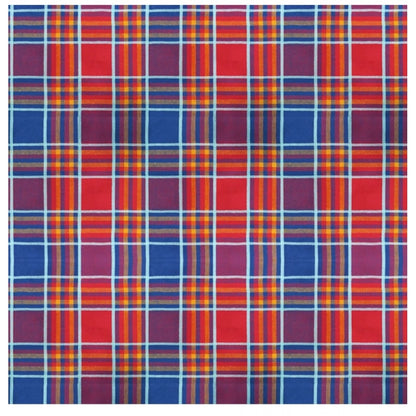 PKR Kart Checked Cotton Checks Table Cloth (Multicolor)