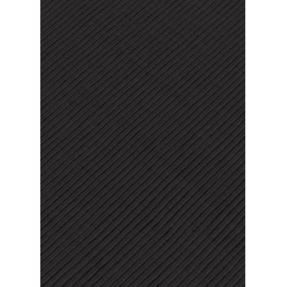 PKR Kart Ribbed Cotton Table Runners (Black)