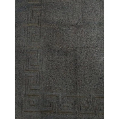 PKR Kart Solid Cotton Hotel Bathmats (Grey)