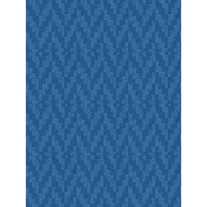 PKR Kart Waves Polyester Plain Shower Curtains with Plastic Eyelets (Dark Blue)