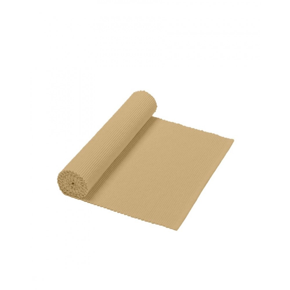 PKR Kart Ribbed Cotton Place Mats Sets (Beige)