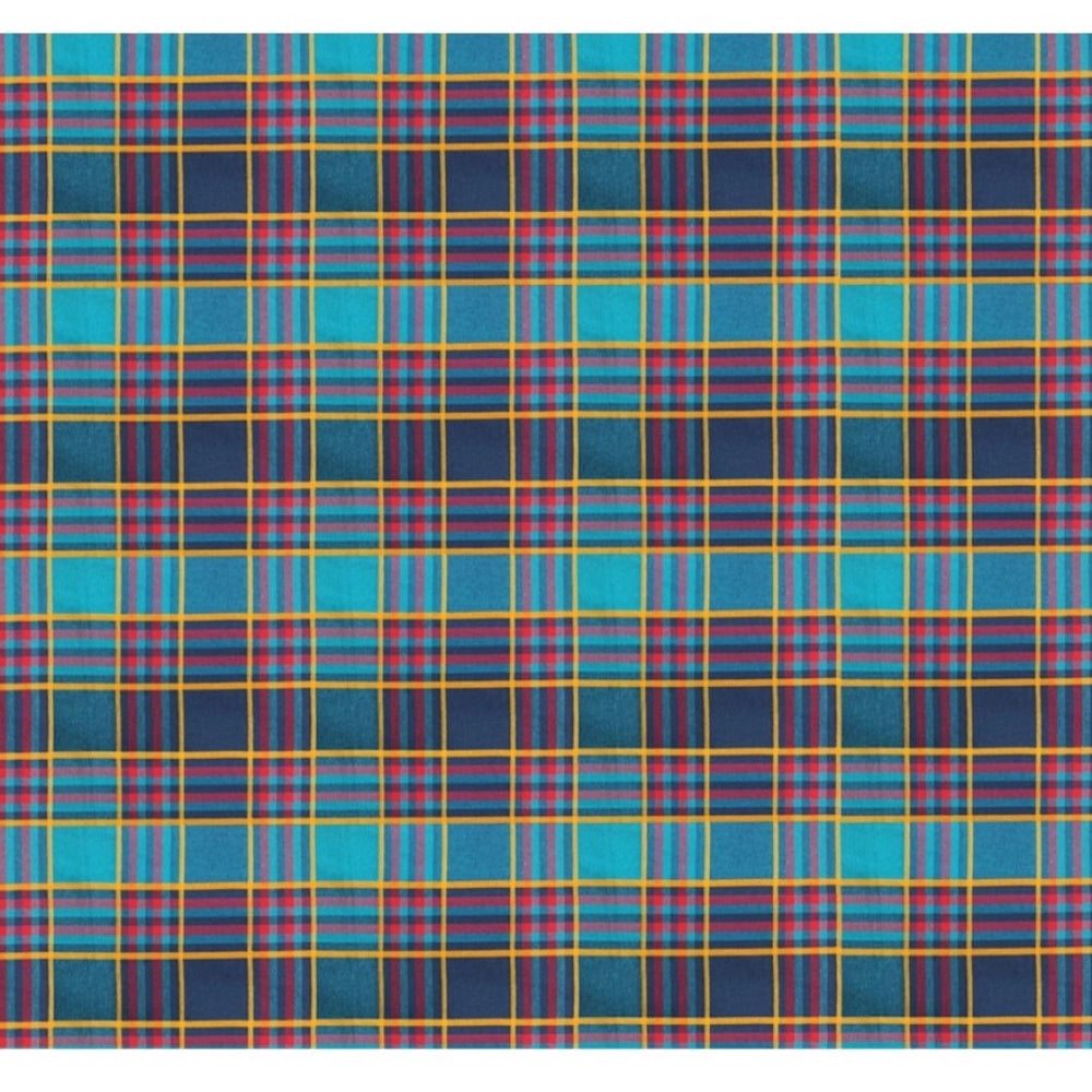 PKR Kart Checked Cotton Checks Table Cloth (Multicolor)