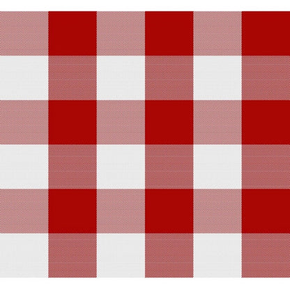 PKR Kart Checked Cotton Checks Table Cloth (Red)
