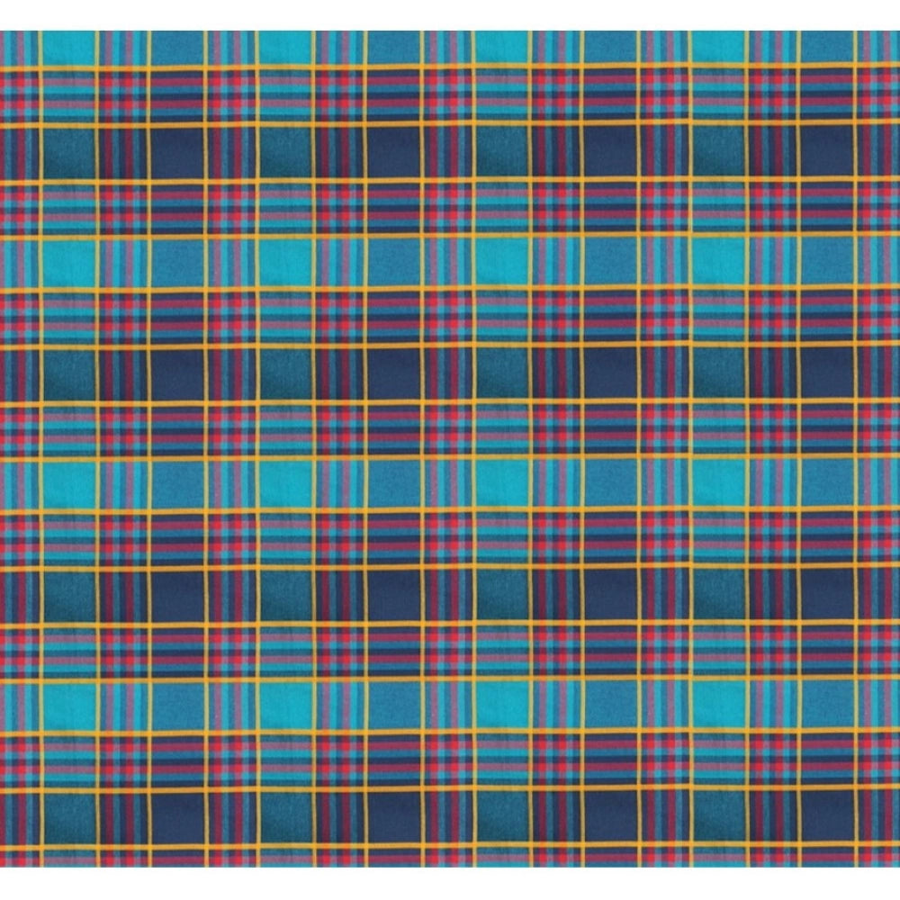 PKR Kart Checked Cotton Checks Table Cloth (Multicolor)