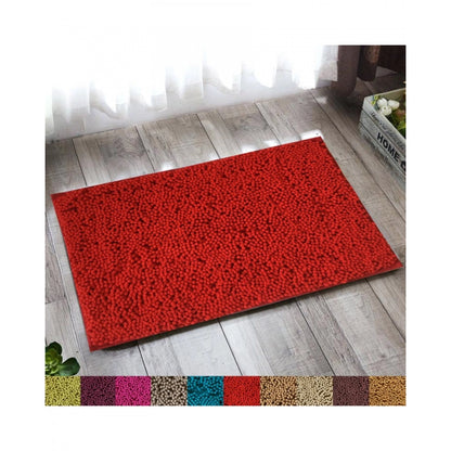 PKR Kart Solid Polyester Bathmat (Red)