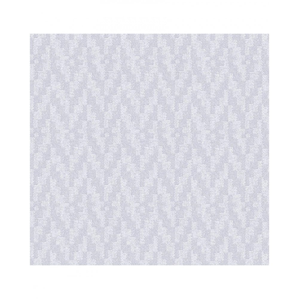 PKR Kart Waves Polyester Plain Shower Curtains with Plastic Eyelets (White)