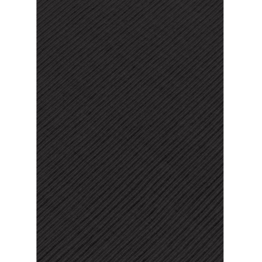 PKR Kart Ribbed Cotton Place Mats Sets (Black)