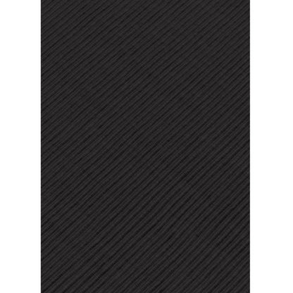 PKR Kart Ribbed Cotton Place Mats Sets (Black)
