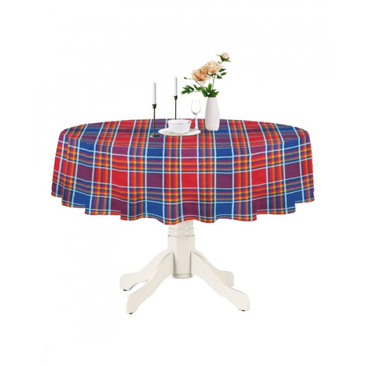 PKR Kart Checked Cotton Checks Table Cloth (Multicolor)