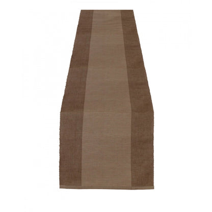 PKR Kart Striped Cotton Table Runners (Beige)