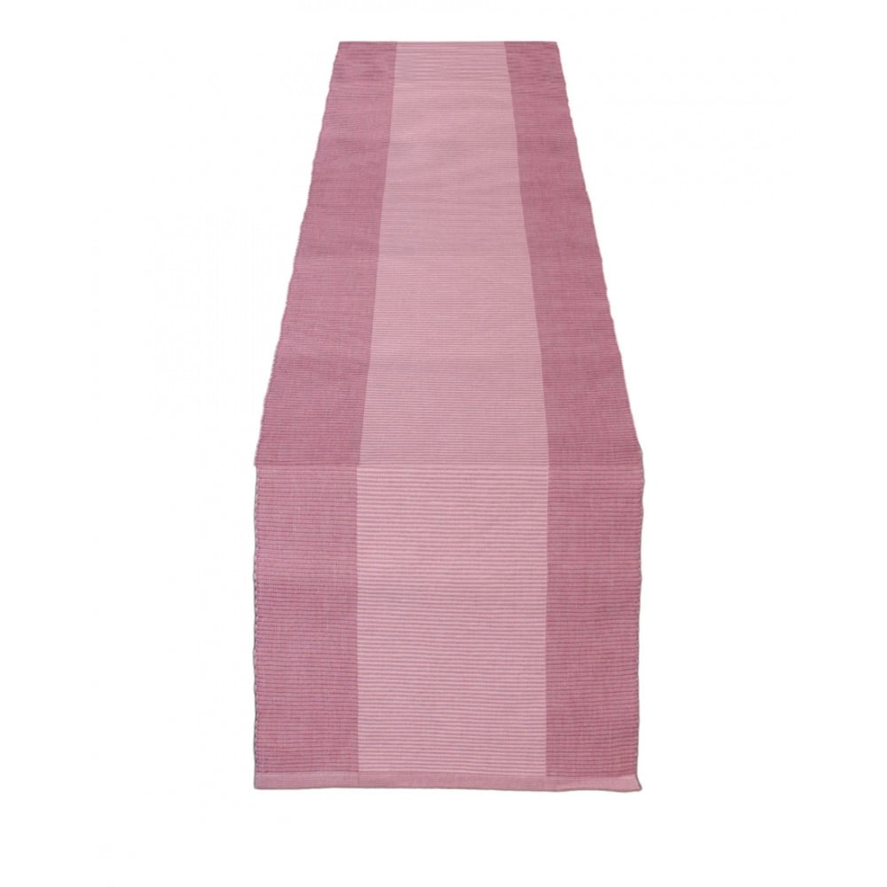 PKR Kart Striped Cotton Table Runners (Purple)