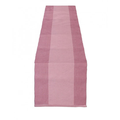 PKR Kart Striped Cotton Table Runners (Purple)