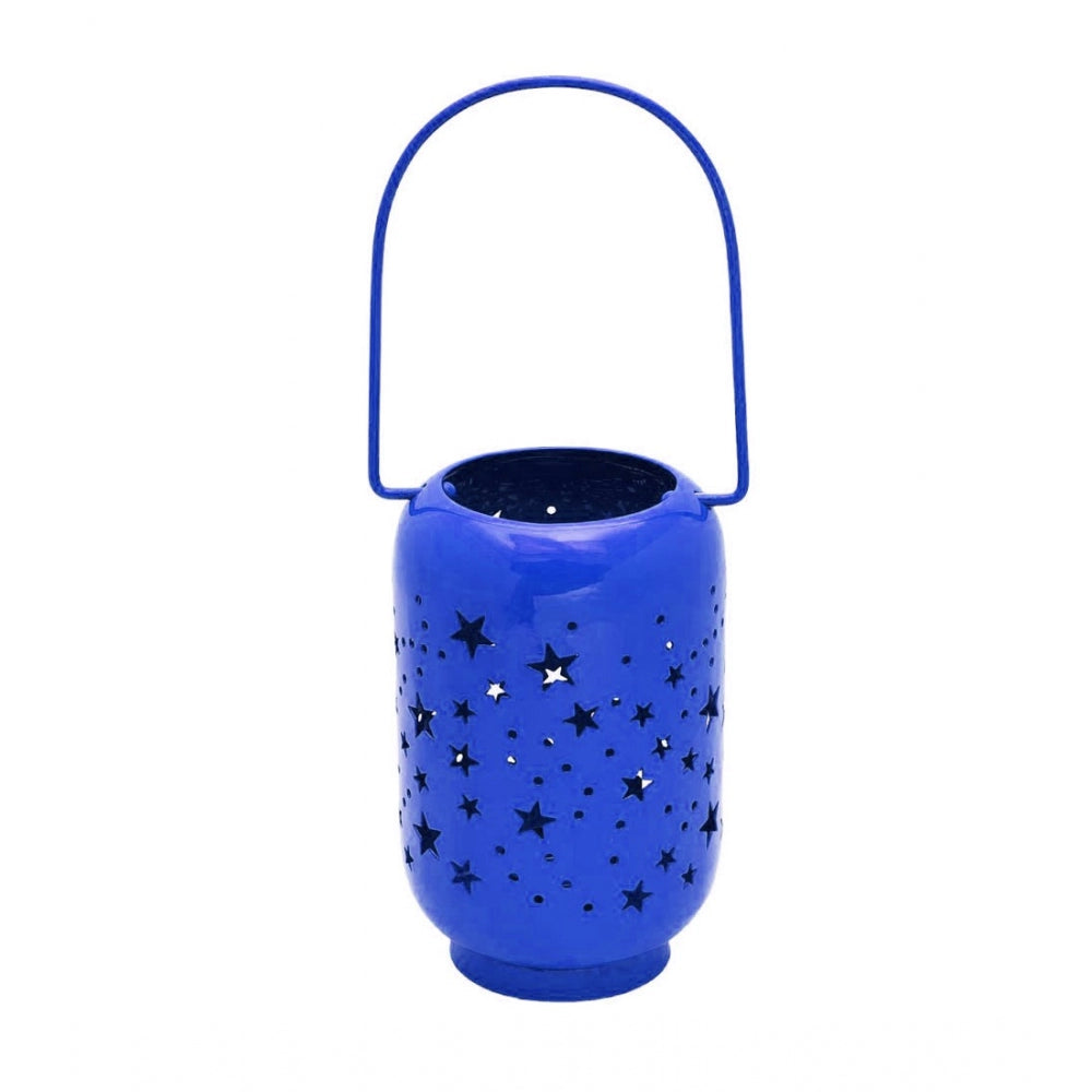 PKR Kart Blissful Decor Cylinderical Stars Pattern Home Decoration (Blue)