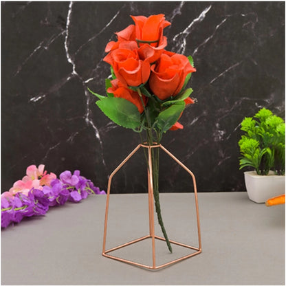 PKR Kart Decorative Floral Vase (Rose Gold)