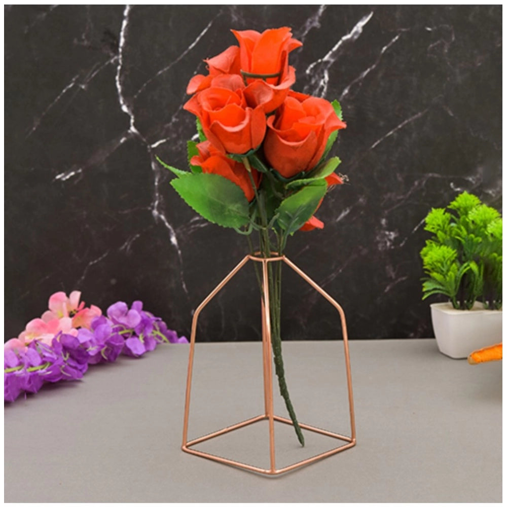 PKR Kart Decorative Floral Vase (Rose Gold)