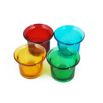 PKR Kart Decorative Tea Light Holder Votive (Multicolor)