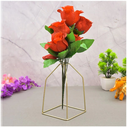 PKR Kart Decorative Floral Vase (Gold)
